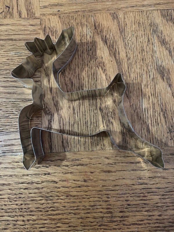 Christmas Cookie Cutter Reindeer-RARE COLLECTIBLE-SHIPS N 24 HOURS