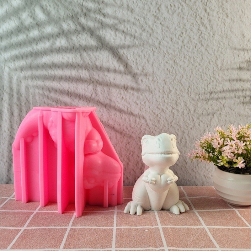 Dinosaur Silicone Molds Ornament Plasters Castings Molds Animal Baking Molds gallery