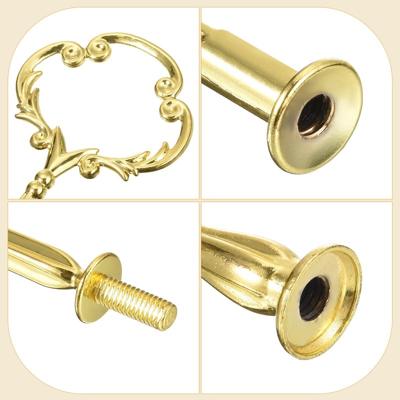 uxcell 1 Set Cake Tray Stand Handle Cupcake Dessert Plate Hardware Fitting Holde gallery