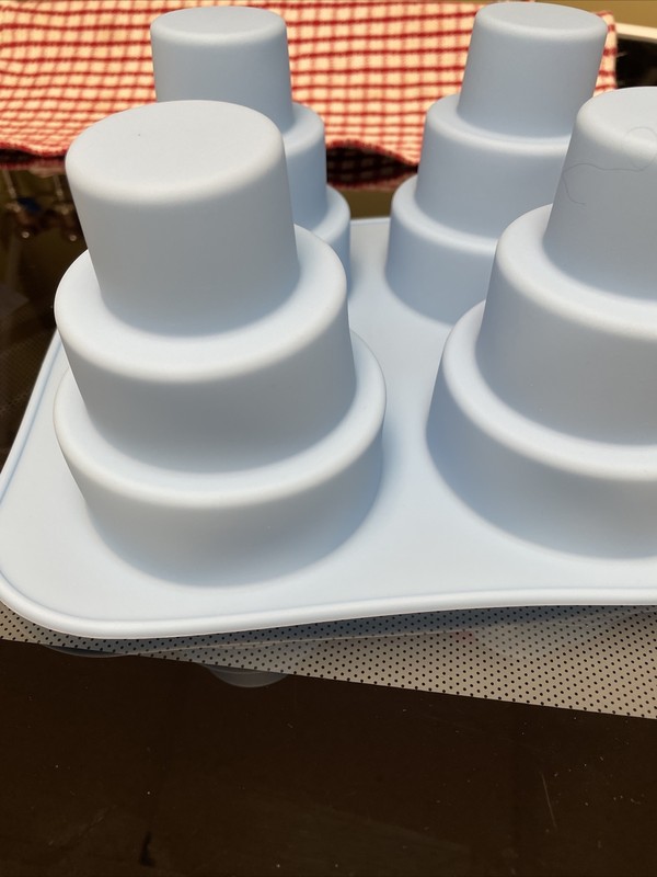 NEW Silicone Mini 3 Tiered Cake Mold Holiday Wedding Favors gallery