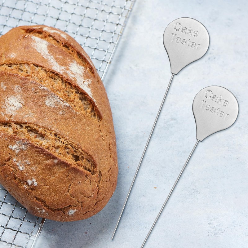 Cake Tester, 2 Packs Testers for Baking and Cakes Typical, Silver gallery