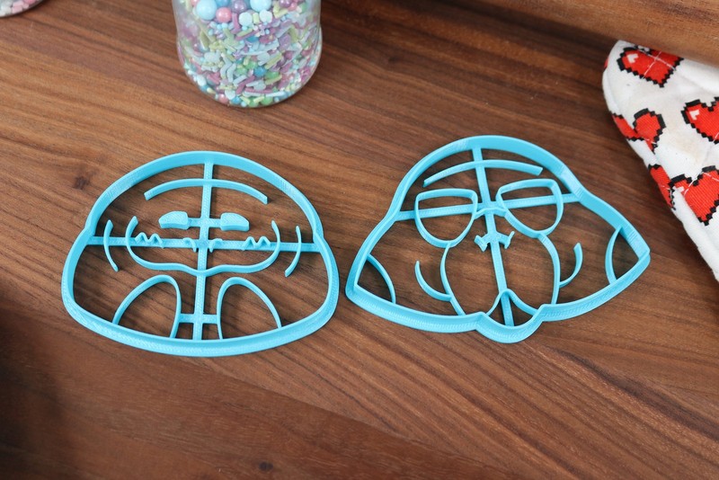 Mighty Manatees Cookie Cutters - Manatee Eating, Manatee Face, Manatee Outline, gallery