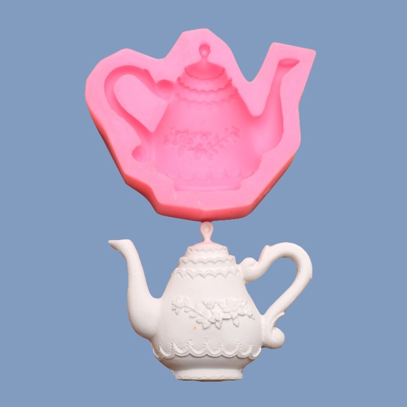 Soap Molds Silicone Craft Mold Handmade Soap Craft 3D Cartoon Cute Teapot Shape gallery