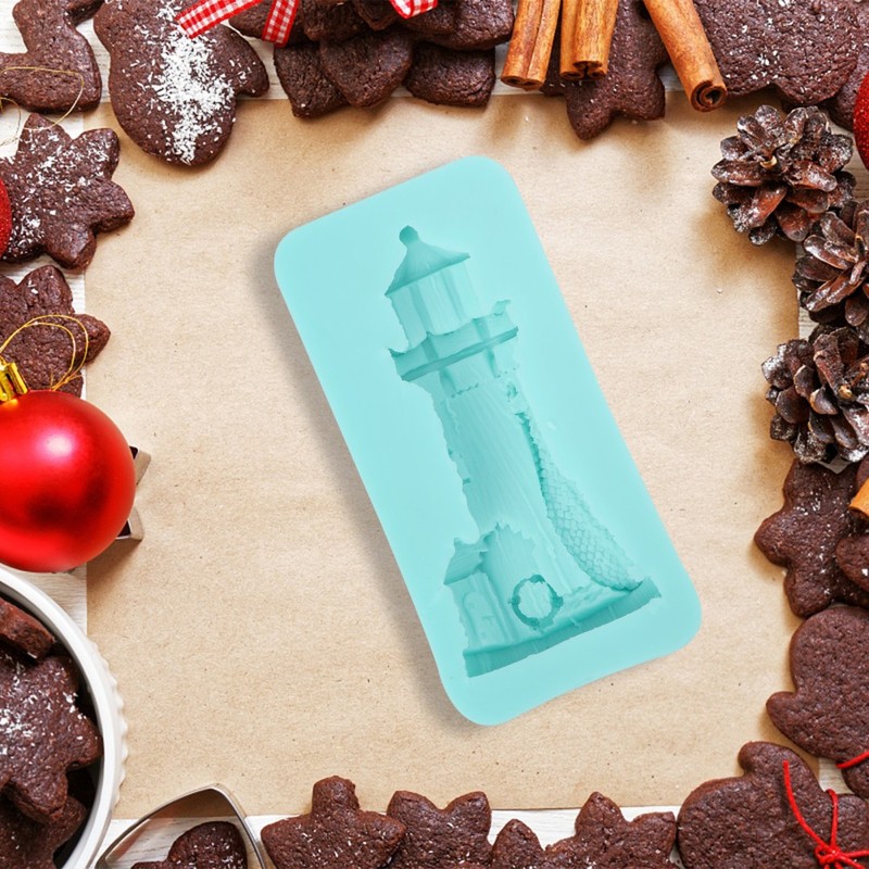 Silicone Cake Mold Lighthouse Shape Sugar Cake Mold Lovely Cake Mold gallery