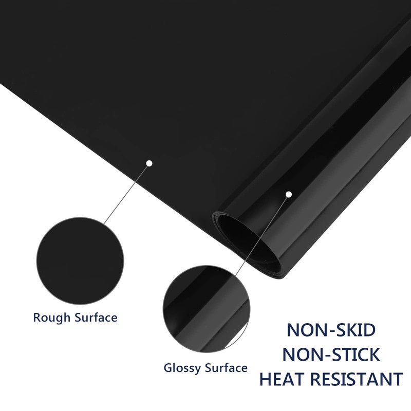 Gartful 2 Pack Silicone Crafting Mats, 15.7" 2pcs - 15.7 x 11.8 inches, Black gallery