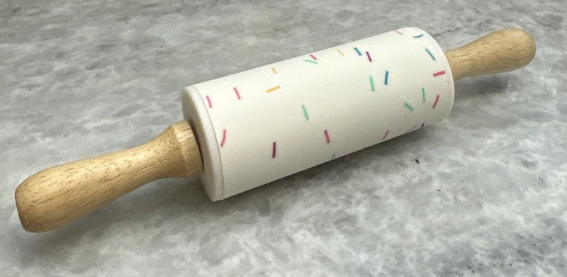 Mini Silicone Rolling Pin Confetti Design