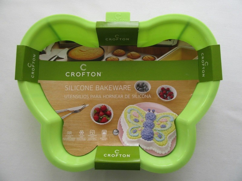 Silicone Butterfly Shaped Mold Green Baking Jello Crafts Pan BPA Free Crofton