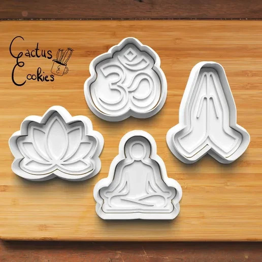 Yoga Cookie Cutter set