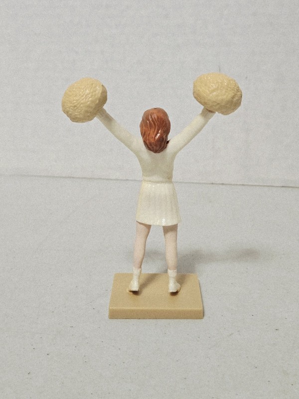 Vintage 1980 Wilton Cake Topper Cheerleader (1980’s High School Female Figure) gallery