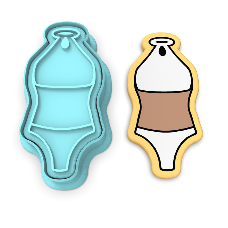 Bikini Cookie Cutter & Stamp | Swimsuit Summer Beach Women Suit Sexy Swimsuits10
