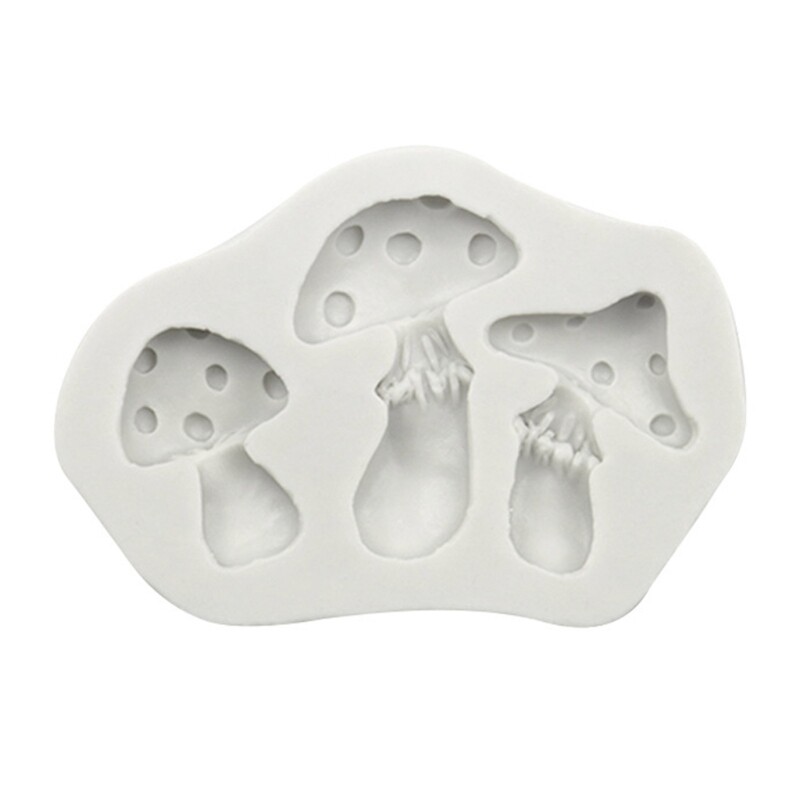 Mushroom Silicone Mold Chocolate Candy Mold for Diy Dessert Crystal Ice Mold