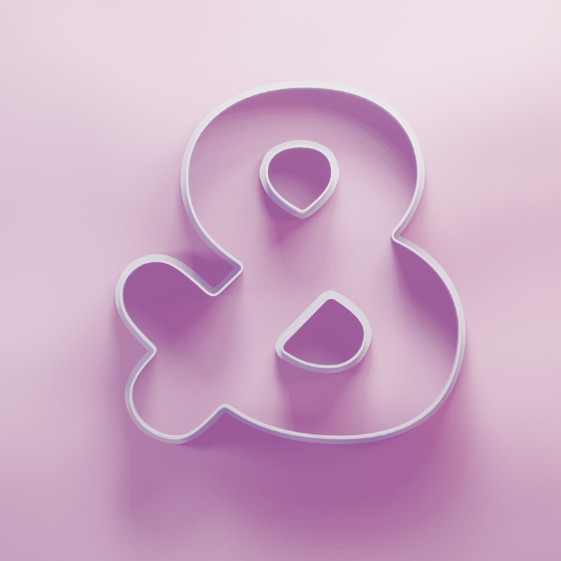 Ampersand & sign And Sign cookie cutter gallery