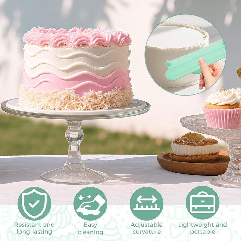 Lightweight Cake Arc Ruler Set for Impeccable Decor - Perfect for All Occasions gallery