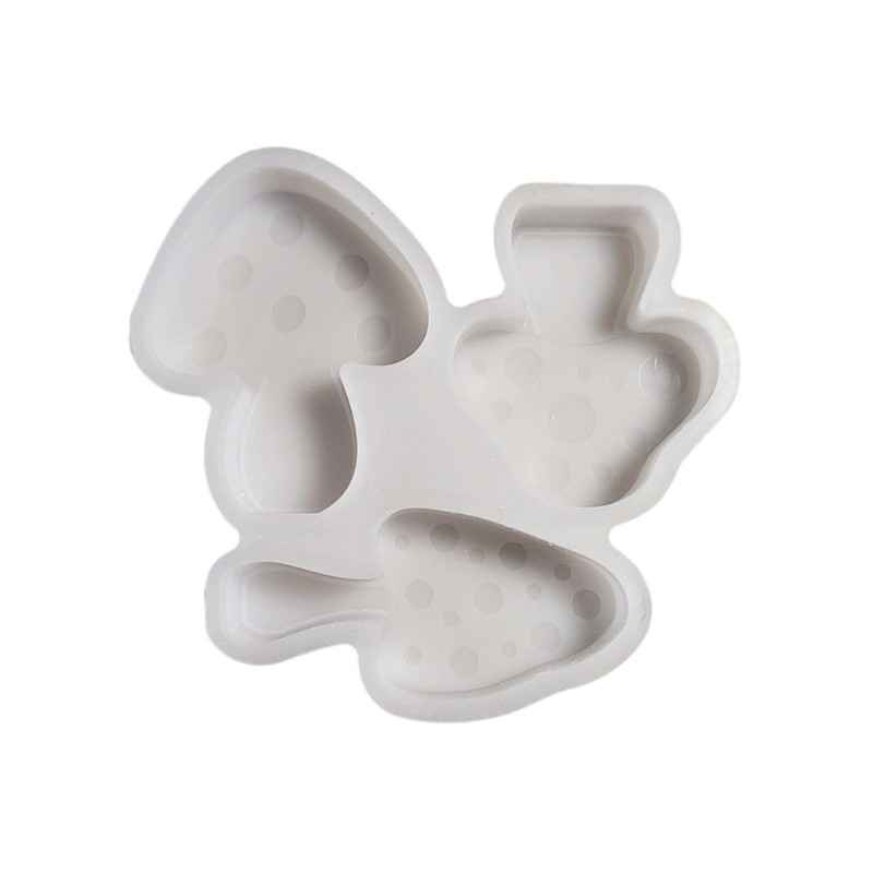 Mushroom Shape Silicone Molds for Making Soap Festival Decoration