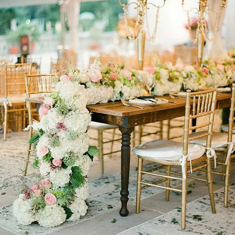 Weispark 100Pcs Artificial Hydrangea Flowers Fake Flowers Silk Hydrangea Full gallery