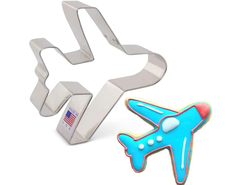 AIRPLANE Metal Cookie Cutter 4 Inch by Ann Clark