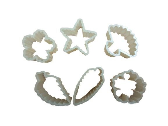 Set of 6 Cookies Cutter Marmalade Linzer Christmas Mold