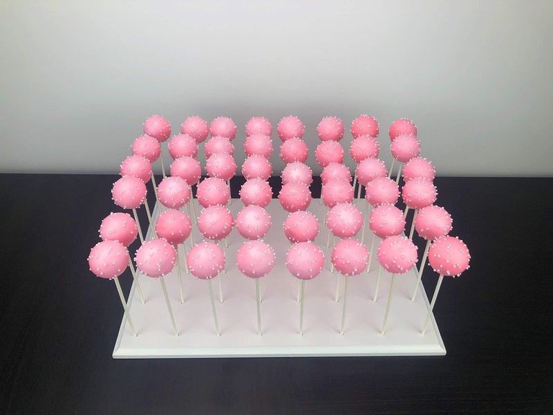 Cake Pop Stand Display - 48 Count Wood Lollipop Holder Candy or Sucker Stand ... gallery