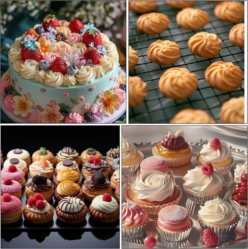 Versatile 5PC Cake Piping Tips Collection - Perfect for All Baker Levels gallery