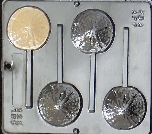 Sand Dollar Lollipop Chocolate Candy Mold 255 NEW