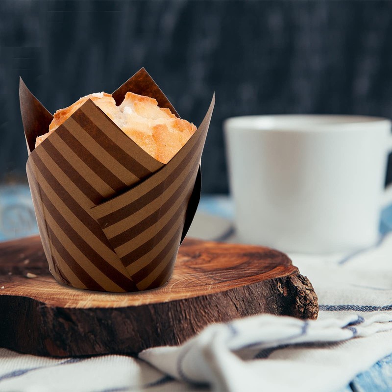 Set of 300 Tulip Cupcake Liner - Baking Cups Muffin Liners Wrappers for Weddi... gallery