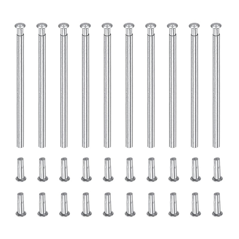 25×1.2mm tube clutch pins watch strap pressure bars pin 10pcs
