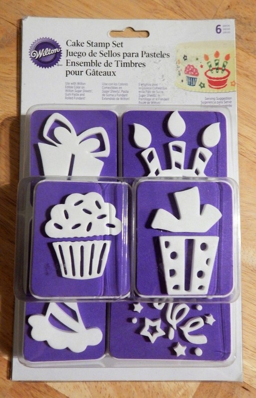 Wilton Cake Stamps Set of 6