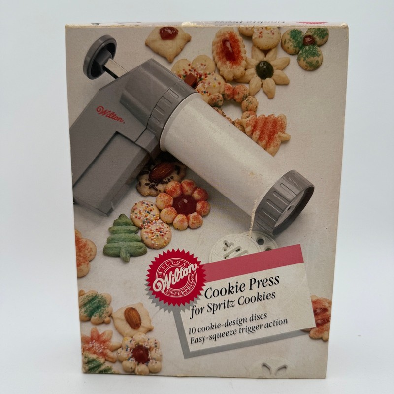 Vintage Wilton Cookie Press for Spritz Cookies, 1988 gallery
