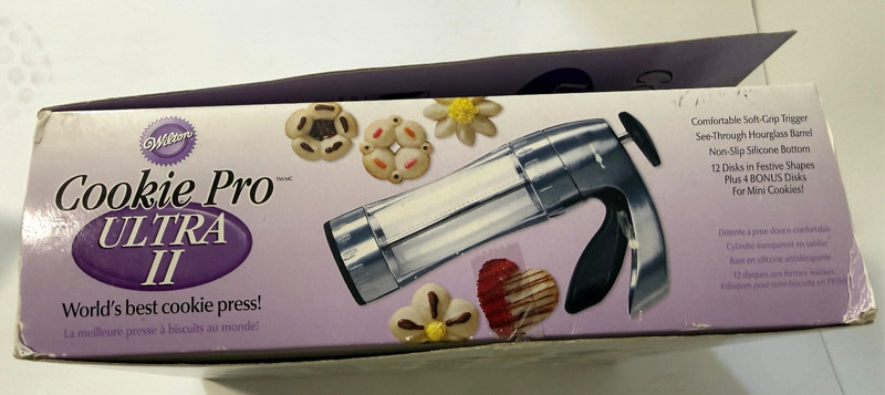 Vintage Wilton Cookie Pro Ultra II Cookie Press w 16 Disks Spritz Maker Holiday gallery