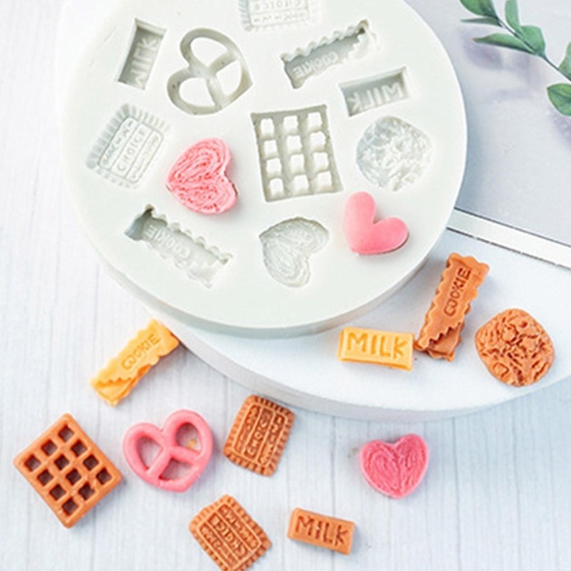 12 Cavities Silicone Cookie Molds for Cookie Biscuit Candy Silicone Fondant Mold gallery