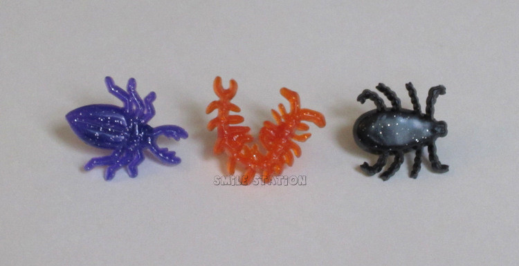 12 Bug & Insect Cup Cake Rings Topper Decor Kid Halloween Party Goody Bag Favor