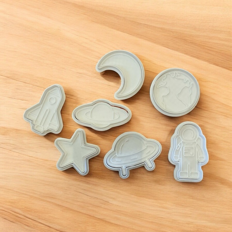Space Cookie Cutters Polymer Clay Fondant Baking Craft Cutter