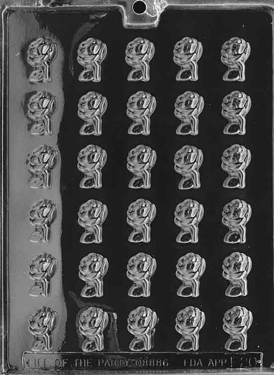 SMALL ROSES Chocolate Candy Mold – Soap Making ~ BUY 2 GET 1 FREE!