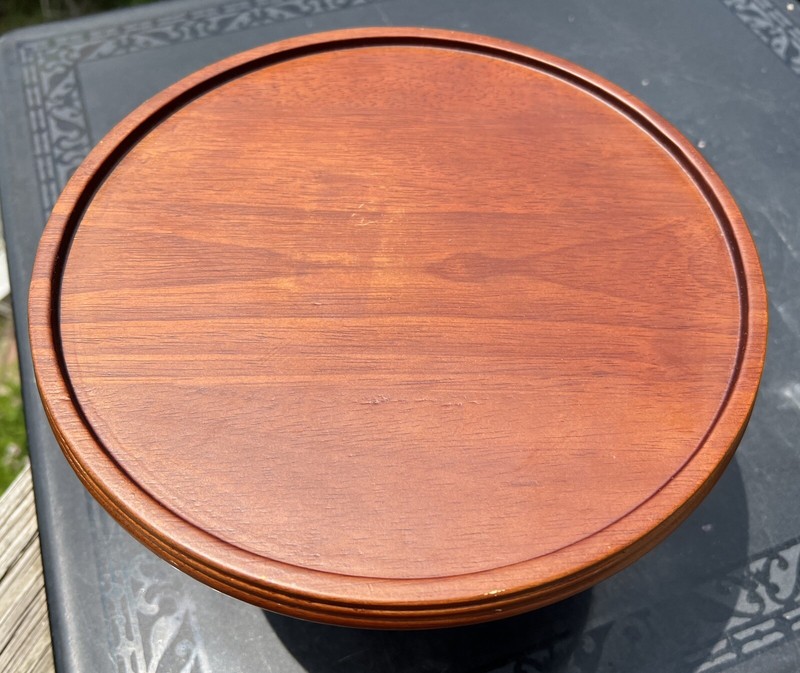Mahogany Wooden Pedestal Cake Salver Biltmore Inspirations Collection gallery