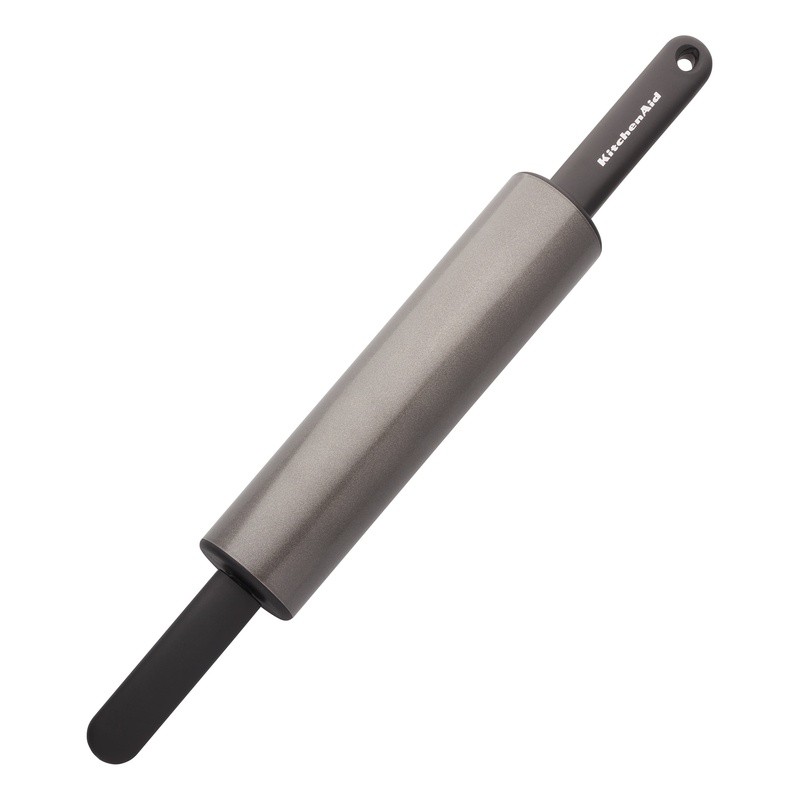 Durable Nonstick Metal Rolling Pin Extra Wide Offset Handles Baking Tool New