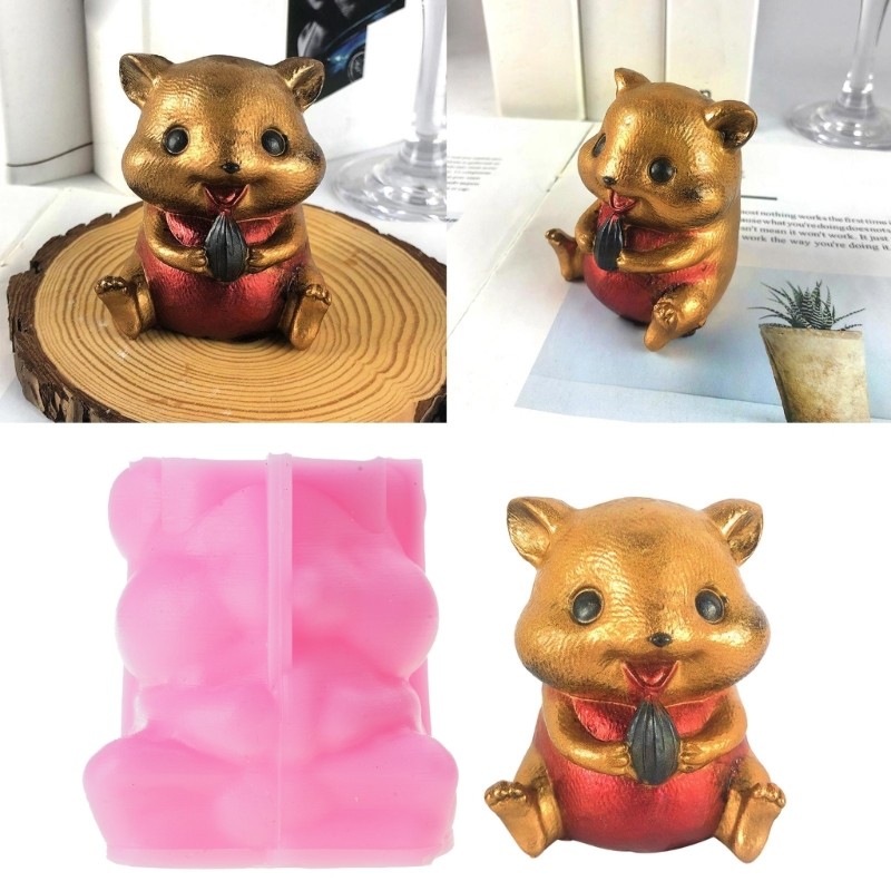 Moulds Squirrel Shape Silicone Material Hand-Making Accessories for Adult gallery