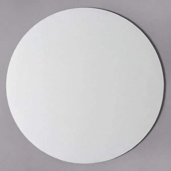 250 Pack 12 Inch Round Cake Boards, Disposable Corrugated White Cake Cardboard