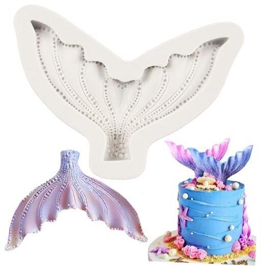Mermaid Tail Mold Mermaid Tail Silicone Fondant Molds For Chocolate Style A