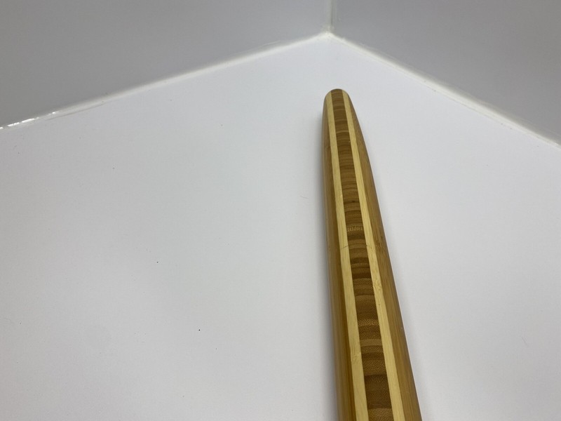 Wood Inlay Rolling Pin French Tapered Totally Bamboo Farmhouse Baker Kitchen gallery