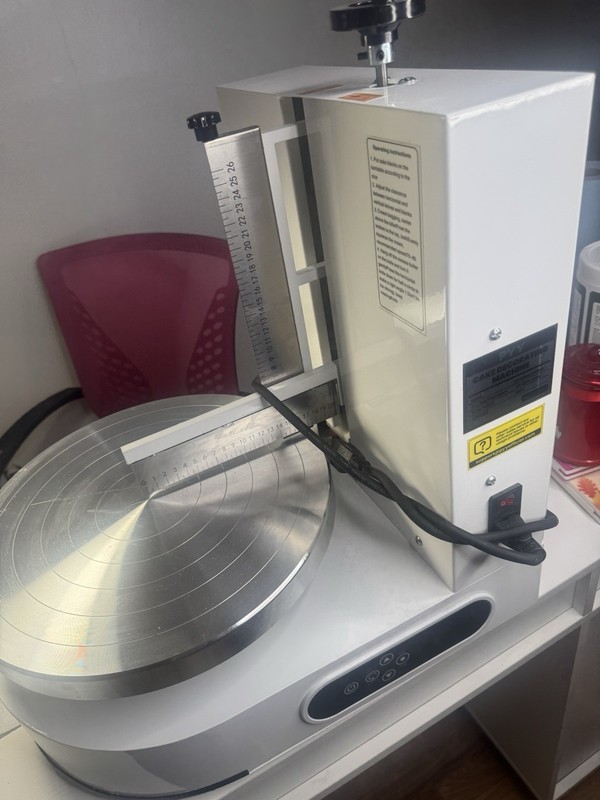 PYY Electric Cake Decorating Machine, Rotating Platform, 14" White gallery