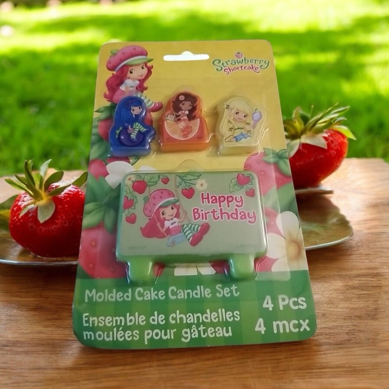 Strawberry Shortcake Birthday Party Molded Cake Candle American Greeting 2012