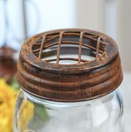 Mason Jar Flower Frog