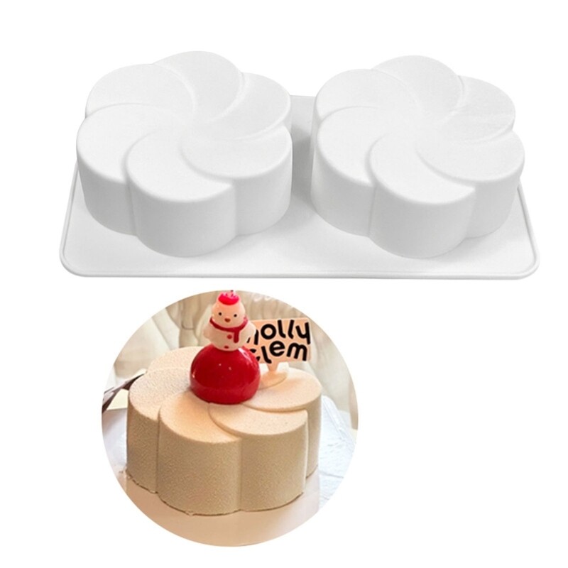 Elegant Fan Shape Flower Mousse Silicone Molds For Professional And DIY Baking gallery