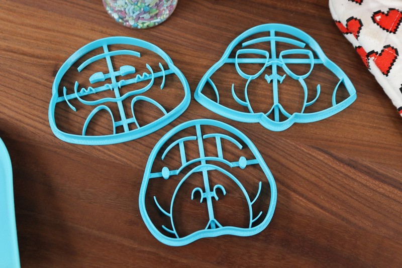 Mighty Manatees Cookie Cutters - Manatee Eating, Manatee Face, Manatee Outline, gallery