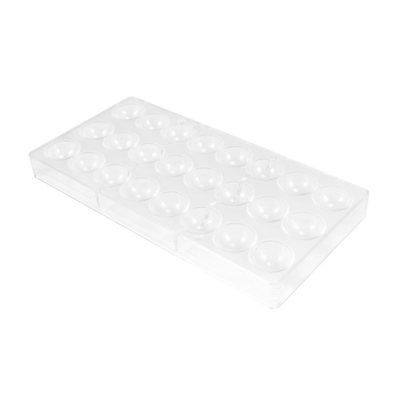 24 Holes Semi Sphere Chocolate Mould Polycarbonate Chocolate Bar Mold Half 5328