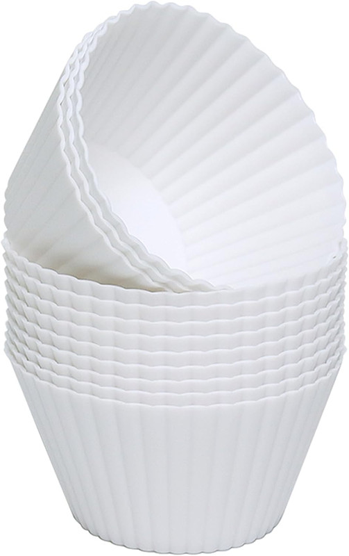 Extra Large Silicone Cupcake Muffin Cups 12 Pcs, 3.54 Inch Reusable Muffin
