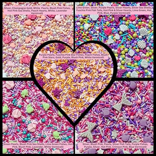 Decorative Sprinkle Mix Set – Under the Sea Theme Under the Sea Theme - 5 Oz gallery