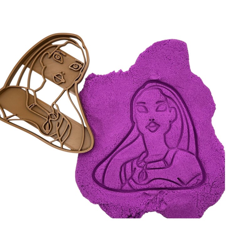 3D Printed Pocahontas 3 Cookie Cutter 3-Piece Set | Baking Mold Gift gallery