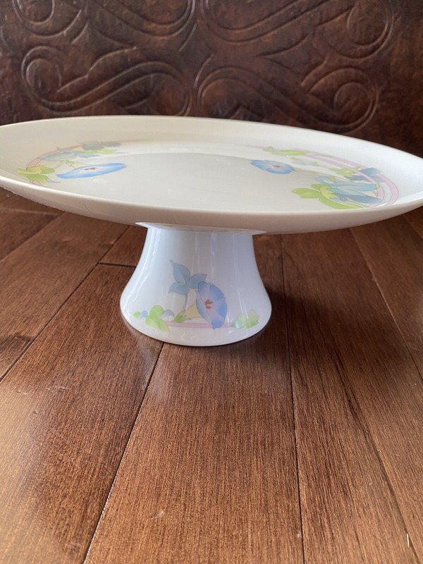 Vintage Westbury Toscany Collection Japan Pedestal Cake Plate Stand gallery