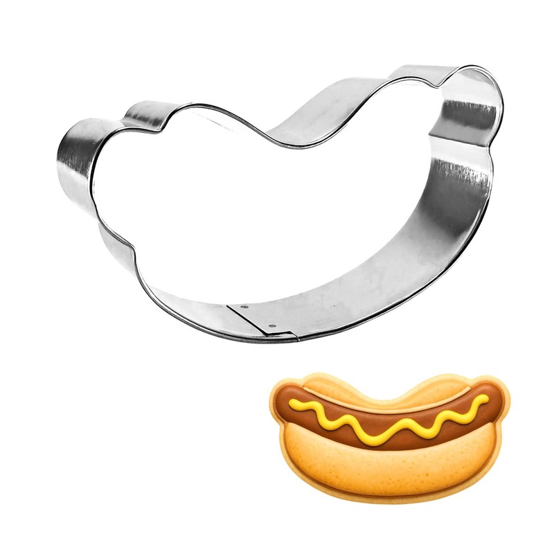 Hot Dog Hotdog 4.25” Cookie Cutter Metal
